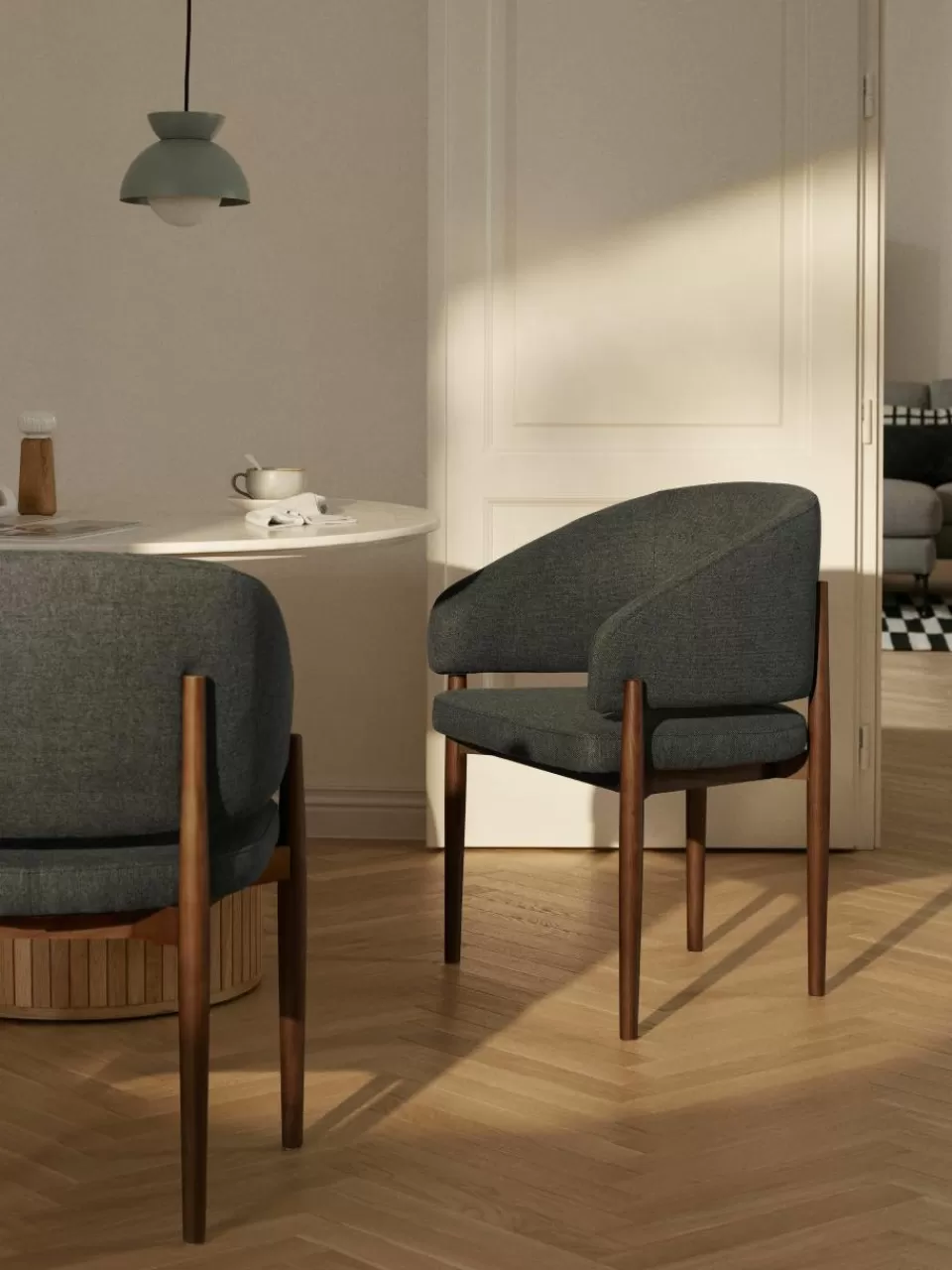 Westwing Collection Armstoel Nemo | Stoelen | Gestoffeerde Stoelen