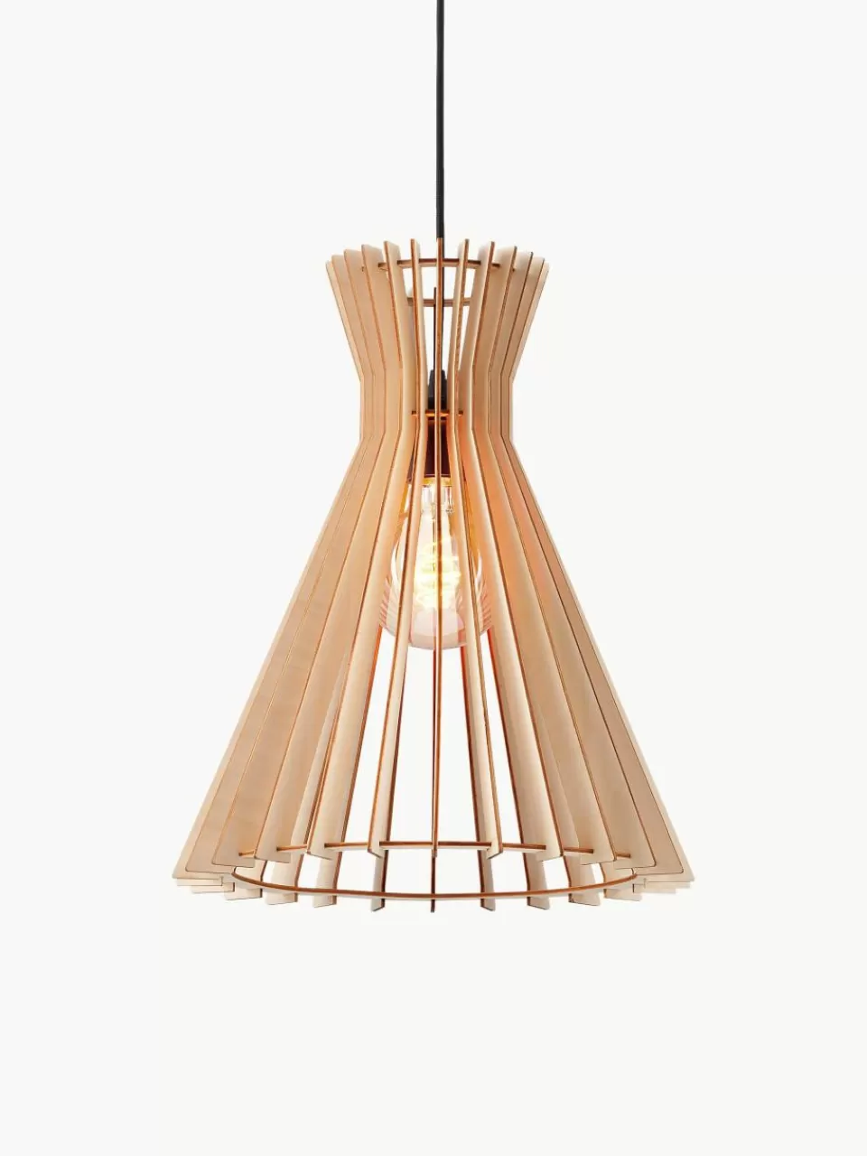 Westwing Boho hanglamp Groa van hout | Hanglampen | Hanglampen