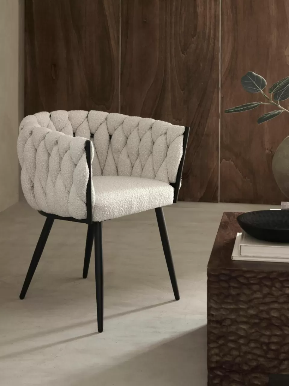 Ellos Home Bouclé fauteuil Molto | Stoelen