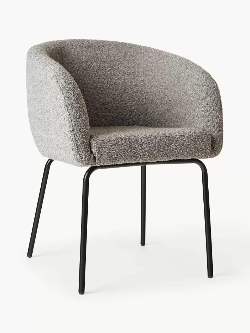 Westwing Collection Bouclé fauteuils Alani, 2 stuks | Stoelen