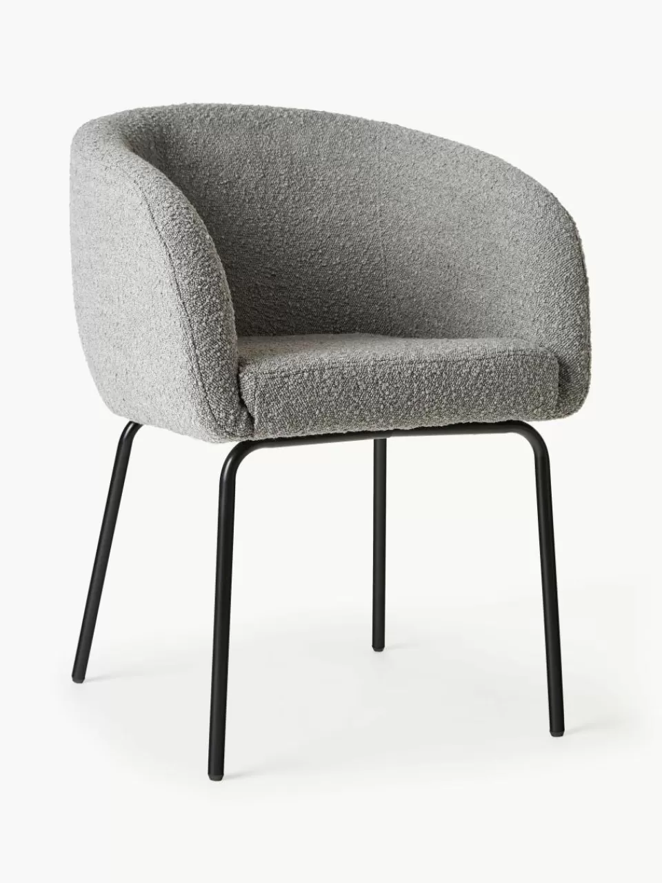 Westwing Collection Bouclé fauteuils Alani, 2 stuks | Stoelen | Gestoffeerde Stoelen