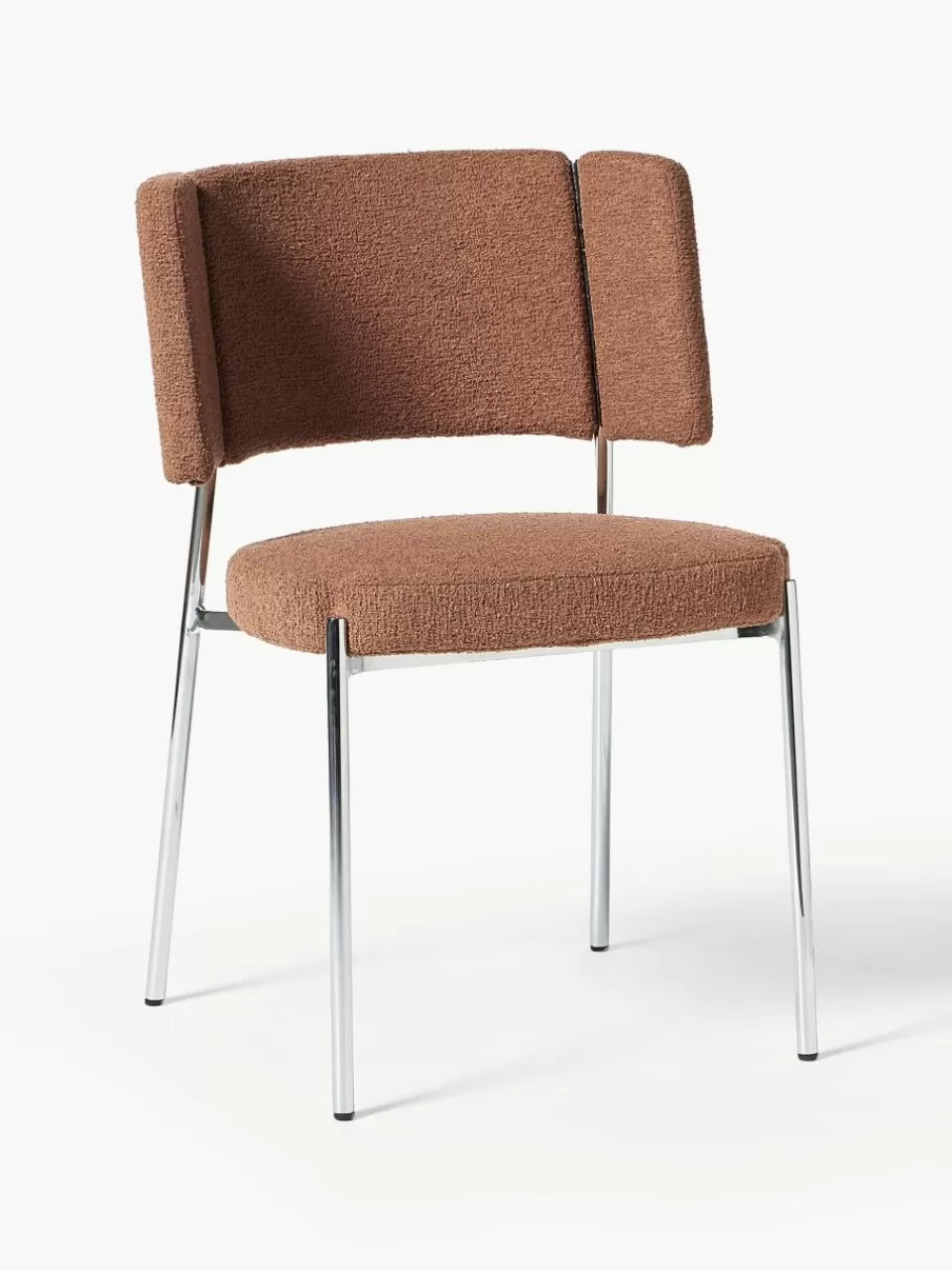 Westwing Collection Bouclé gestoffeerde stoelen Samantha, 2 stuks | Stoelen