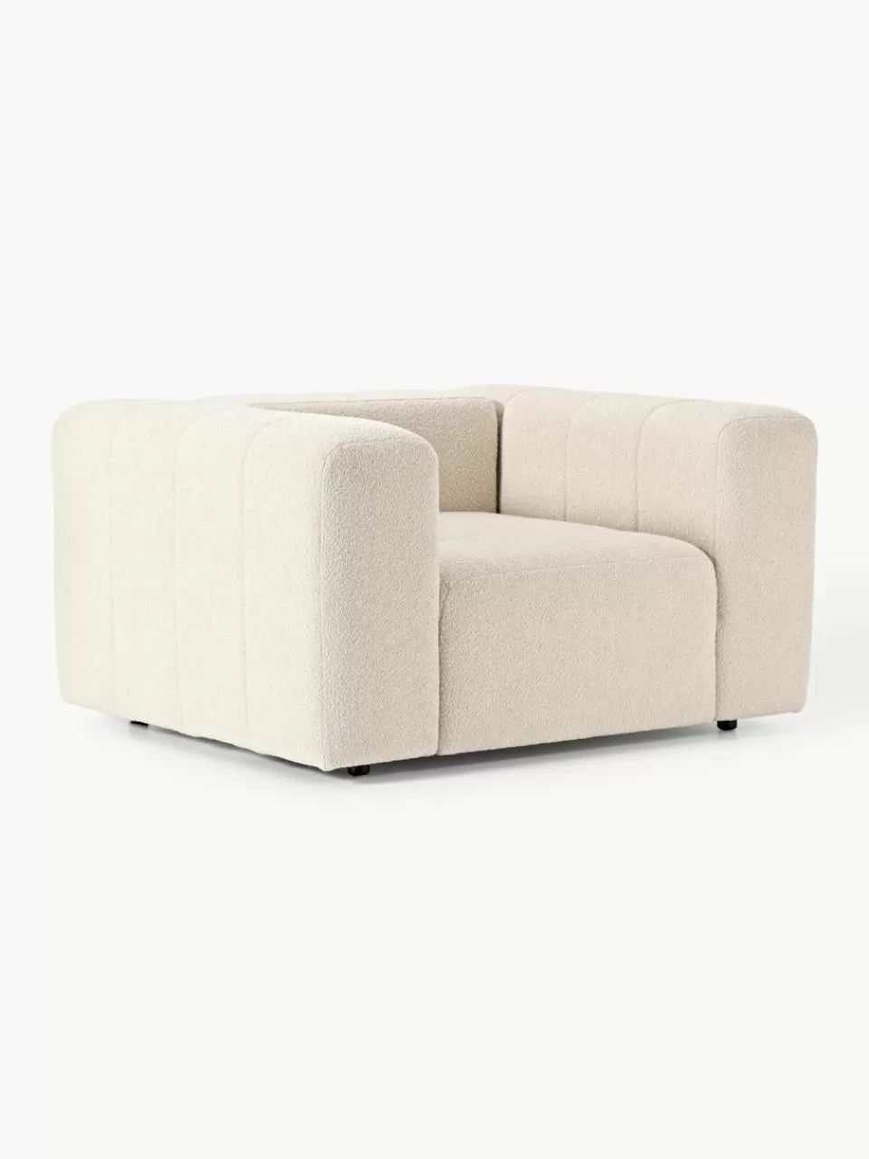 Westwing Collection Bouclé loungefauteuil Lena | Fauteuils | Bank Fauteuils