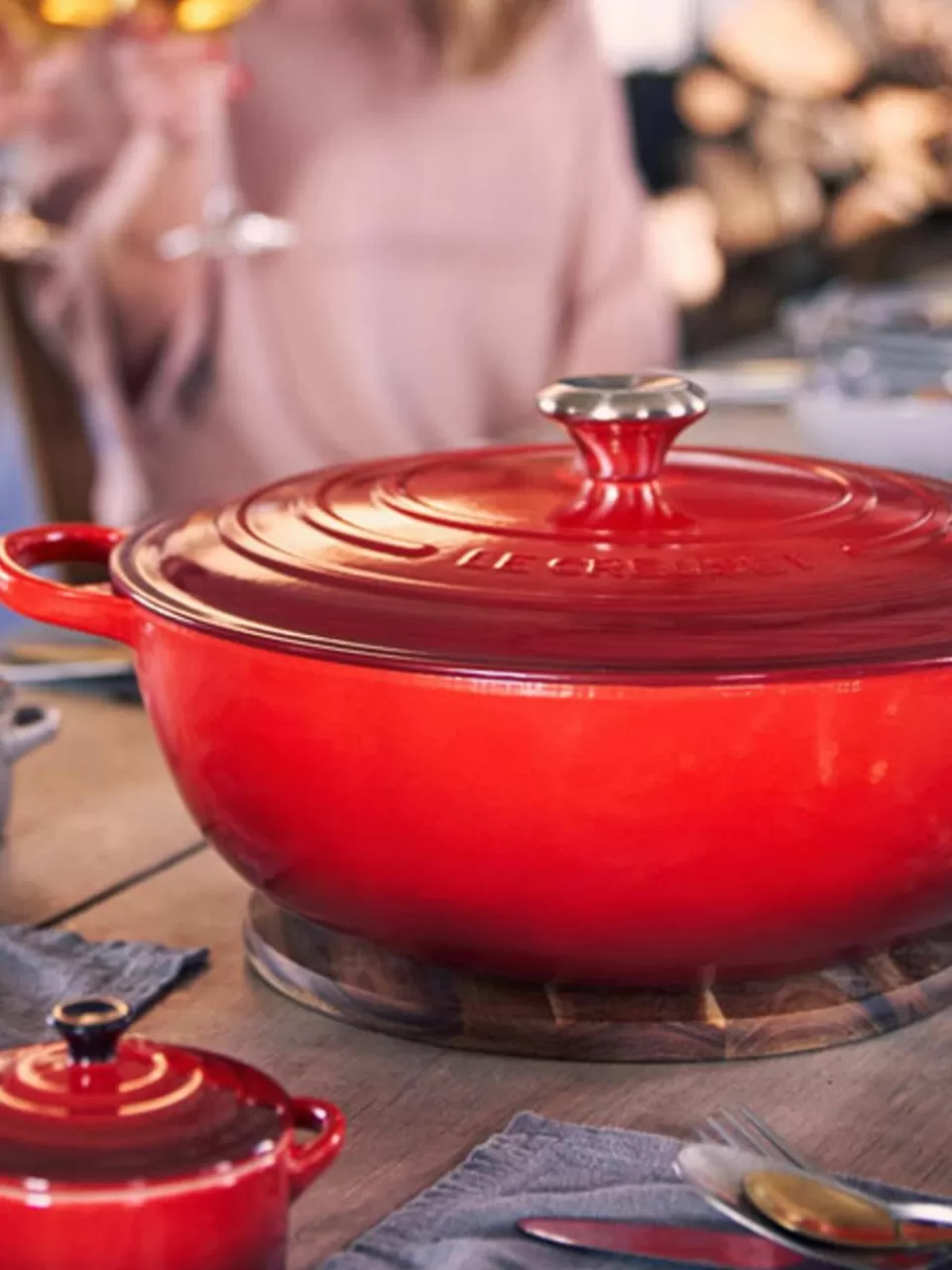 LE CREUSET Braadpan La Marmite Signature Collection uit gietijzer | Kookpannen | Kookpannen