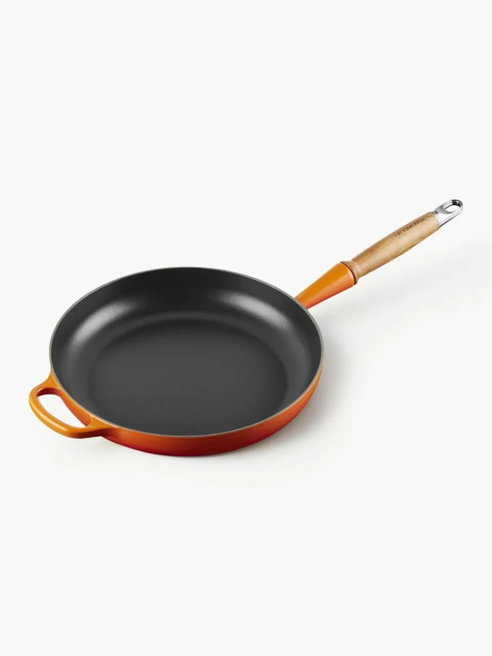 LE CREUSET Braadpan Signature Collection uit gietijzer met houten handvat | Koekenpannen | Koekenpannen