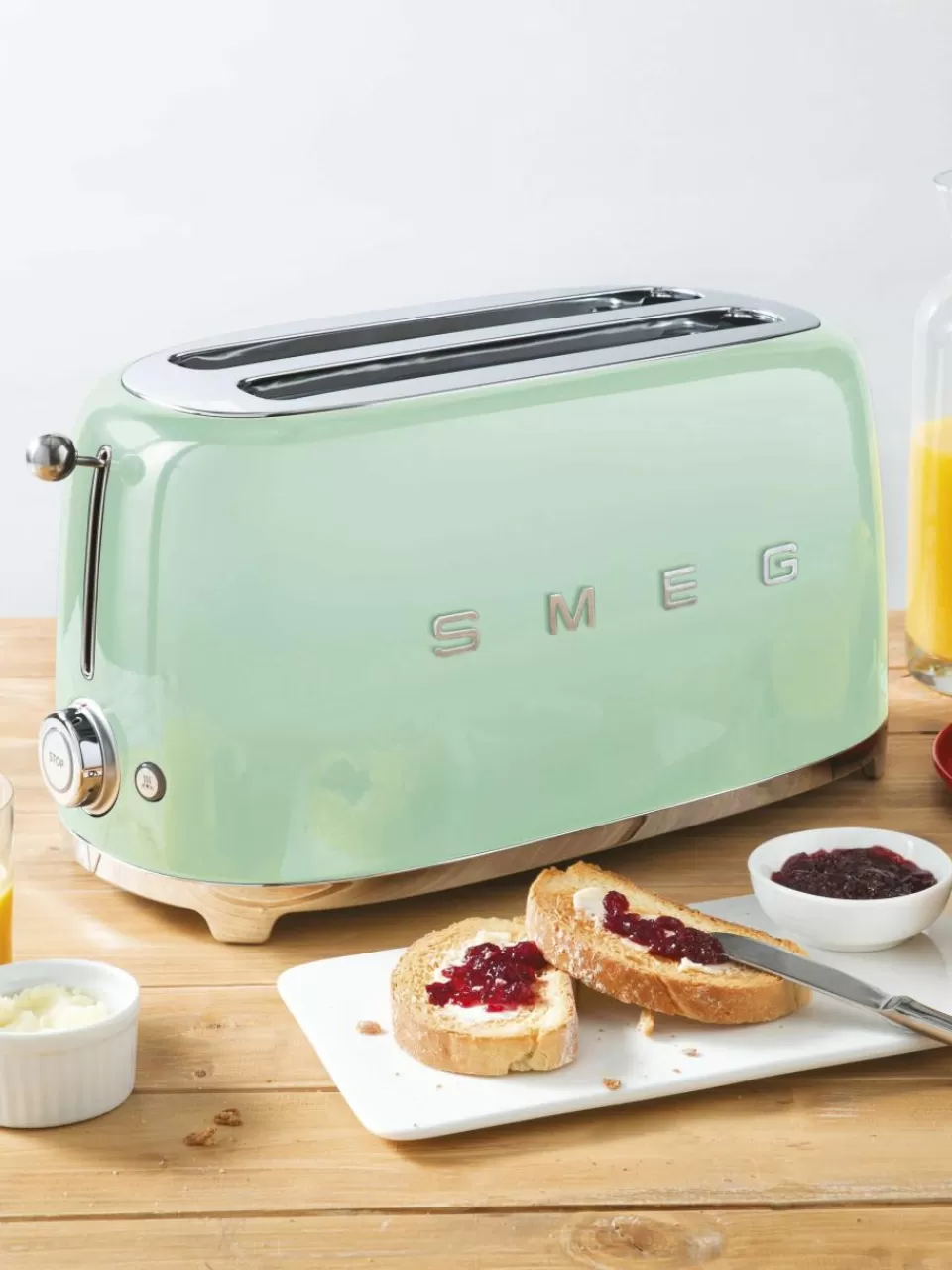 Smeg Broodrooster 50's Style met lange sleuf | Broodroosters