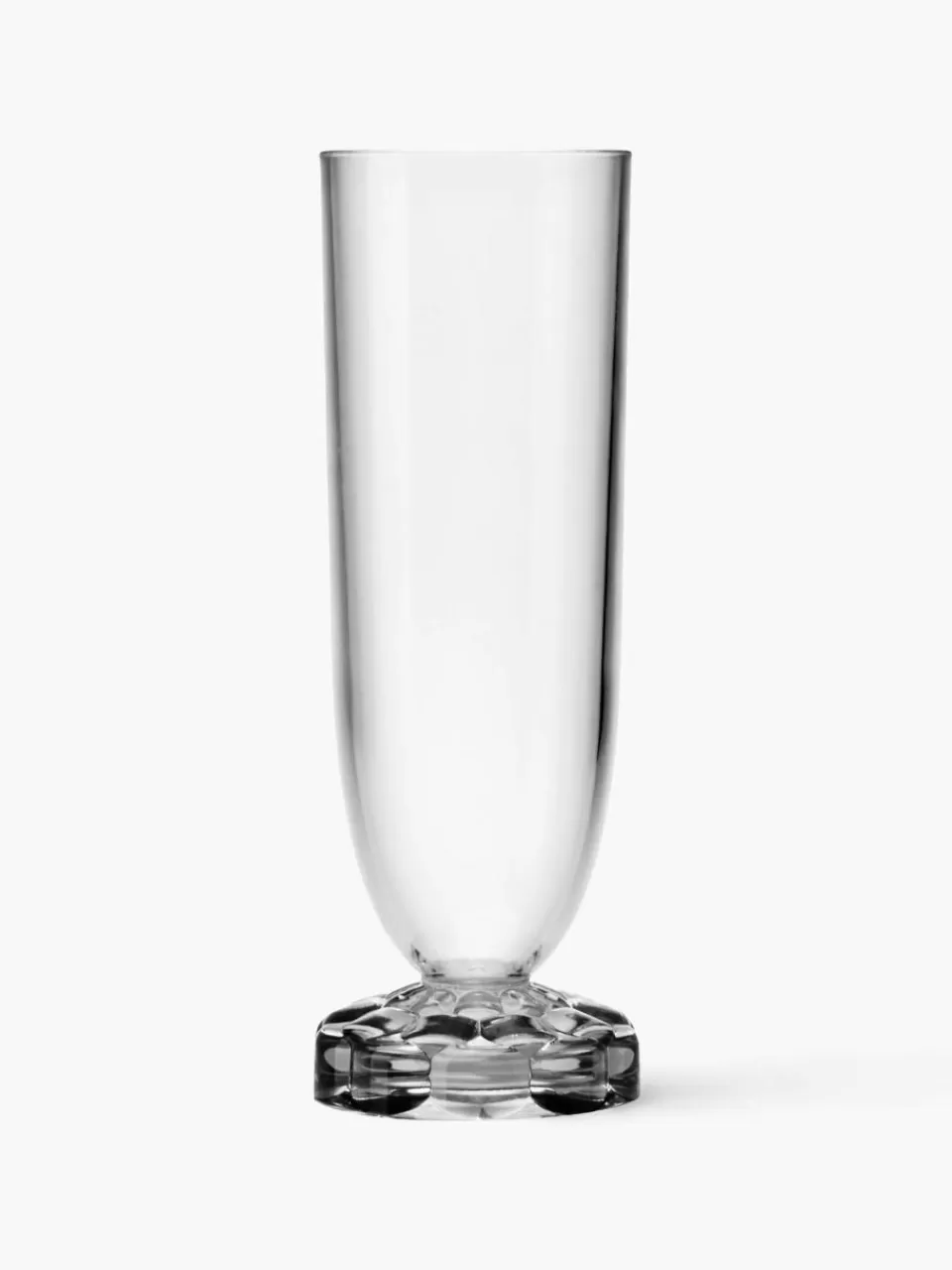 Kartell Champagneglas Jellies met structuurpatroon, 4 stuks | Champagneglazen | Servies