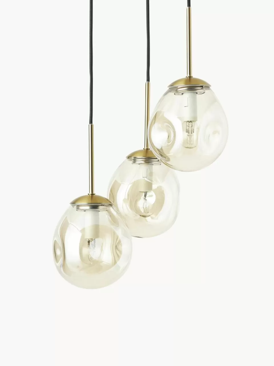 Westwing Collection Cluster hanglamp Amora van glas | Hanglampen | Hanglampen