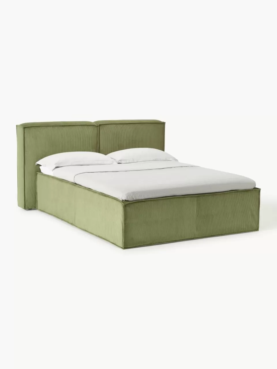 Westwing Collection Corduroy boxspring bed Lennon | Bedden | Boxsprings