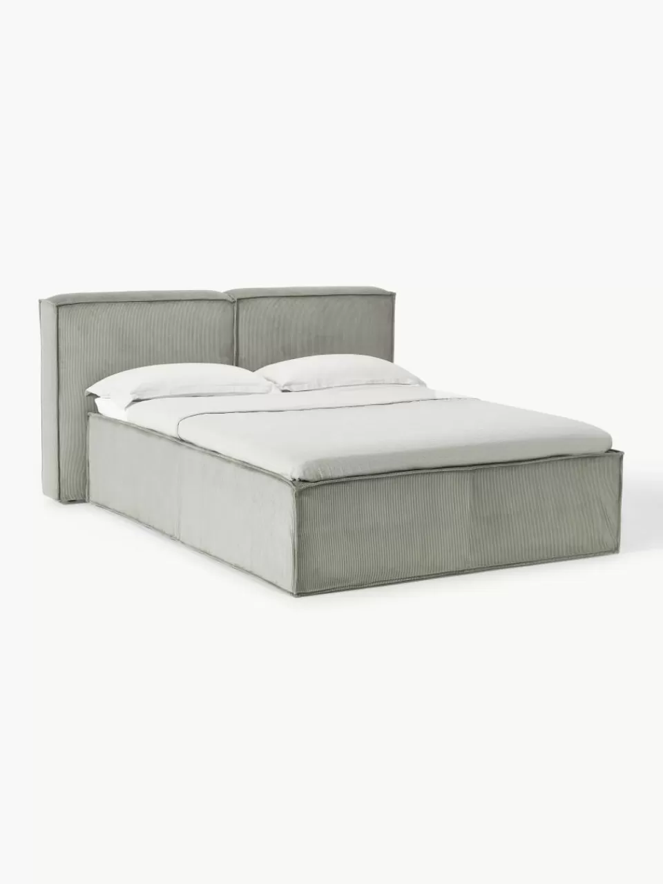 Westwing Collection Corduroy boxspring bed Lennon | Bedden | Boxsprings