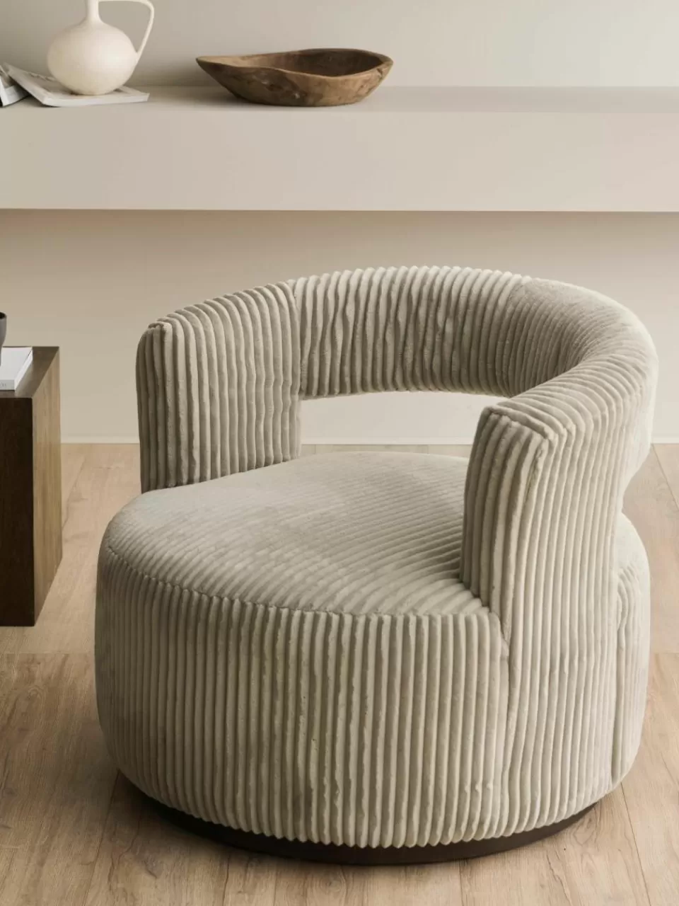 Ellos Home Corduroy loungefauteuil Jona | Fauteuils | Relaxfauteuils