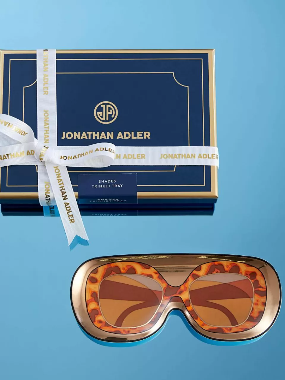 Jonathan Adler Decoratief dienblad Shades van porselein | Decoratieve Dienbladen | Decoratie