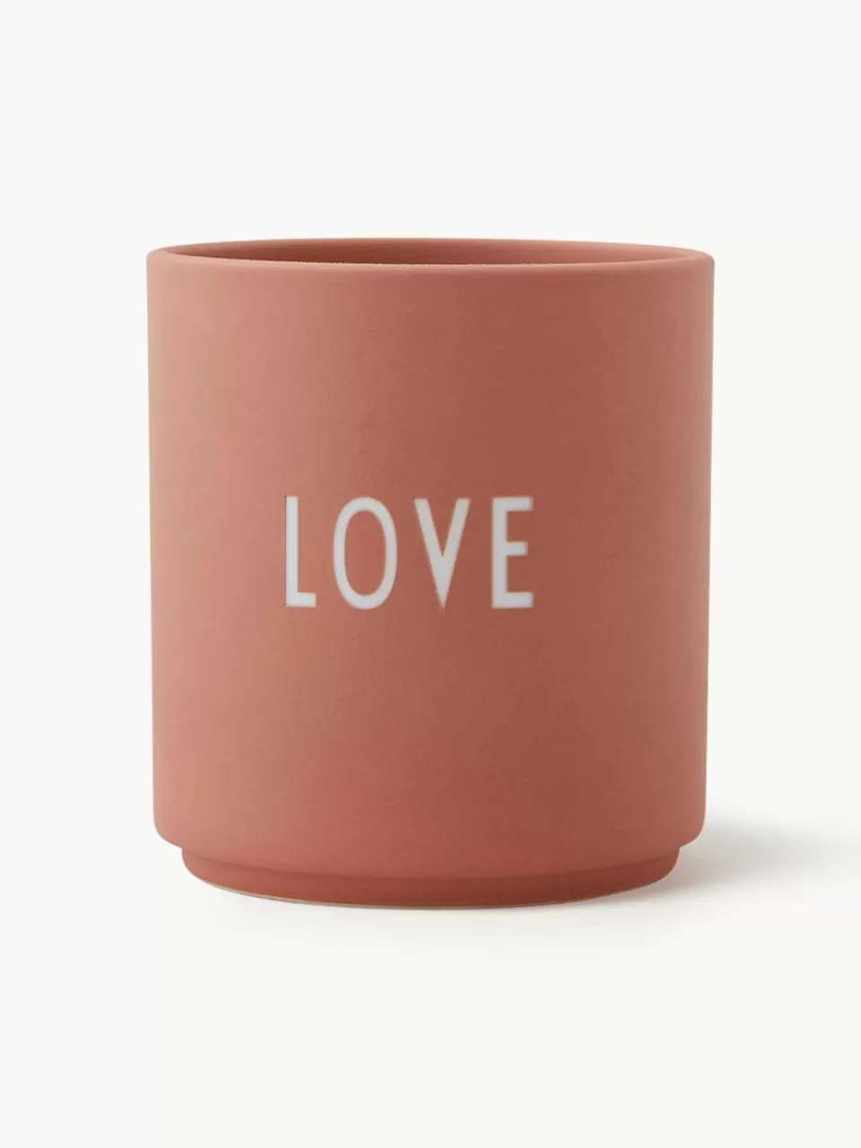 DESIGN LETTERS Design beker Favourite LOVE met opschrift | Koffiekopjes