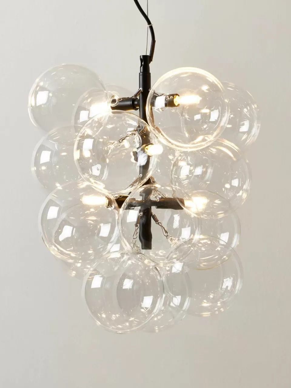 Westwing Collection Design hanglamp Bubbles van glas | Hanglampen | Hanglampen