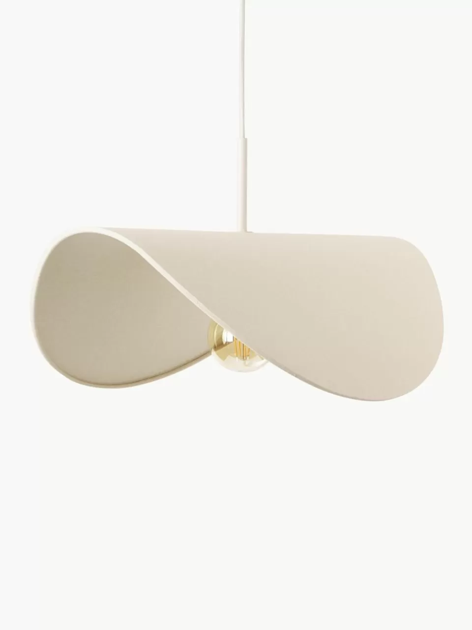 Westwing Collection Design hanglamp Kenzie van linnen | Hanglampen | Hanglampen