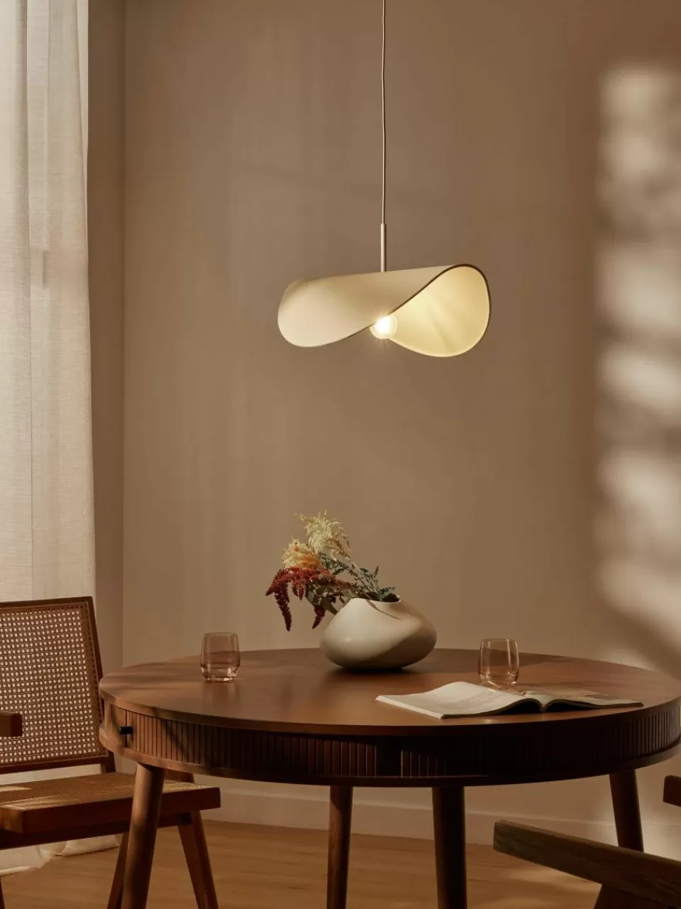 Westwing Collection Design hanglamp Kenzie van linnen | Hanglampen | Hanglampen