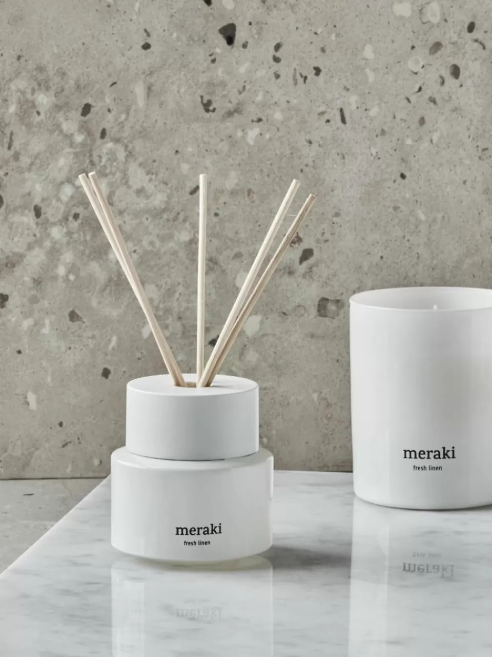 Meraki Diffuser Fresh Linen | Kaarsen & Kaarsenhouders | Huisparfum