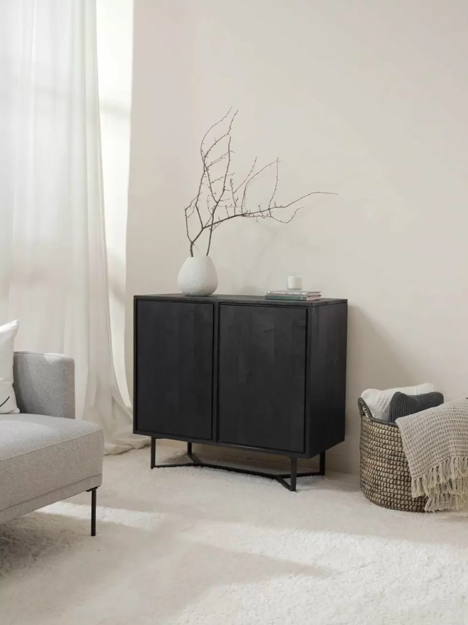 Westwing Collection Dressoir Luca van mangohout | Dressoirs