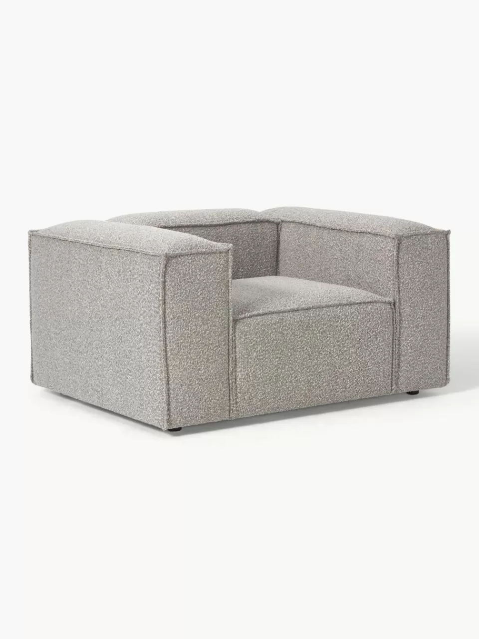 Westwing Collection Fauteuil Lennon uit bouclé | Fauteuils | Bank Fauteuils