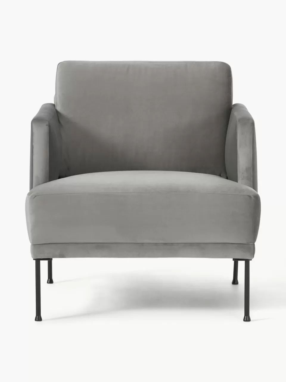 Westwing Collection Fluwelen fauteuil Fluente | Fauteuils | Bank Fauteuils