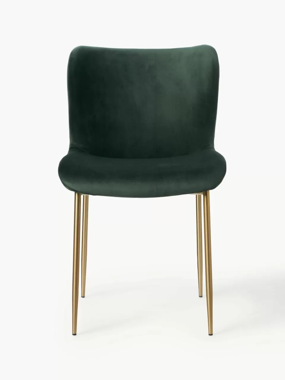 Westwing Collection Fluwelen stoel Tess | Stoelen