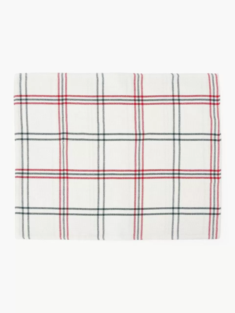 Westwing Collection Geruite placemats Aster, 2 stuks | Placemats | Placemats