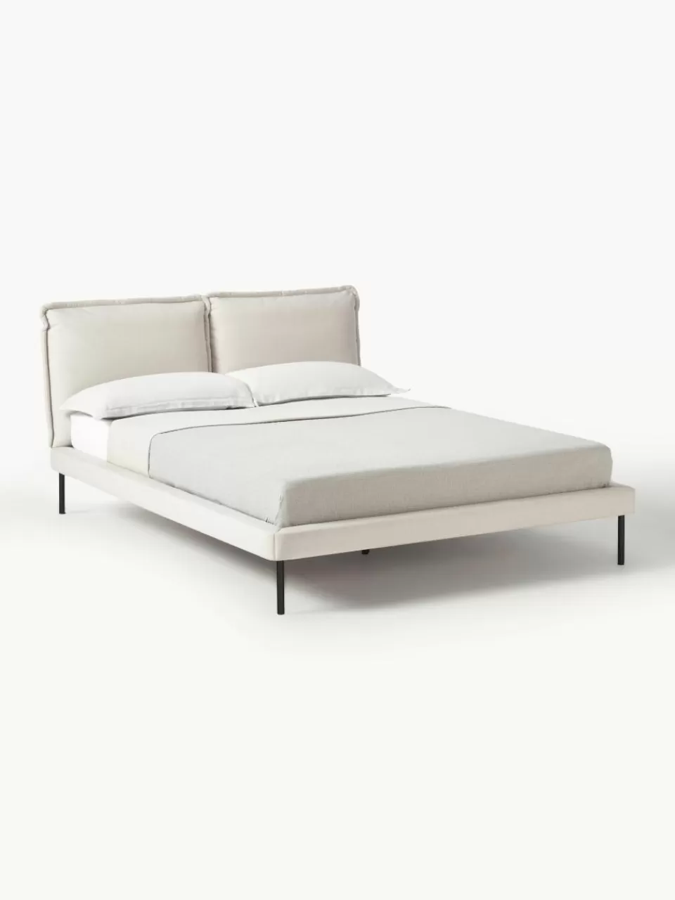 Westwing Collection Gestoffeerd bed Amelia | Bedden | Gestoffeerde Bedden