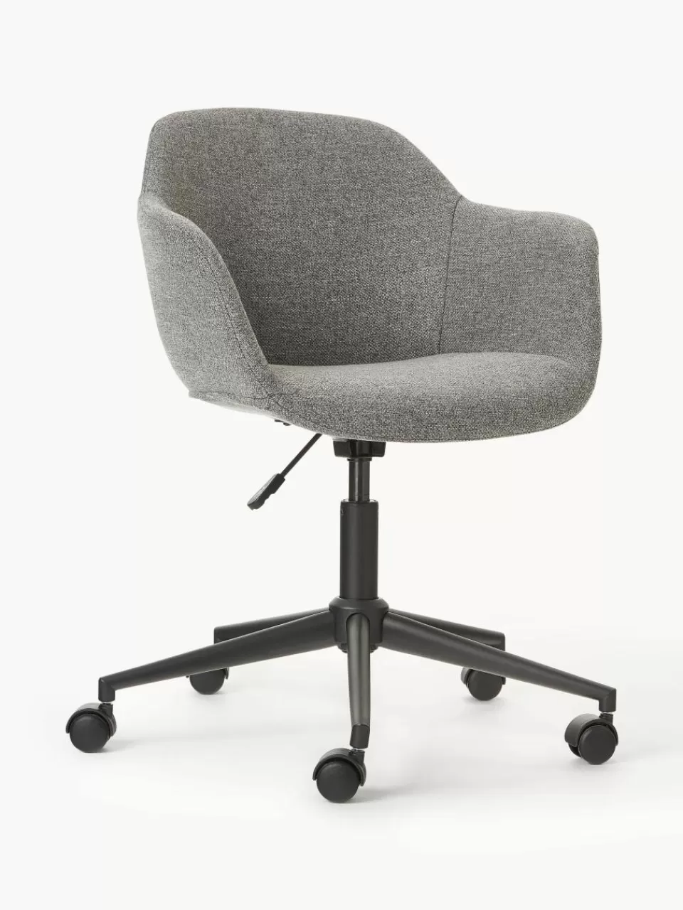 Westwing Collection Gestoffeerde bureaustoel Fiji met smalle zitvlak | Bureaustoelen | Stoelen