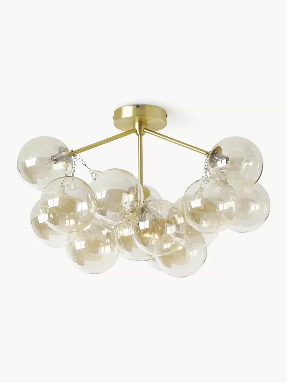 Westwing Collection Glazen bollen plafondlamp Bubbles | Plafondlampen | Plafondlampen