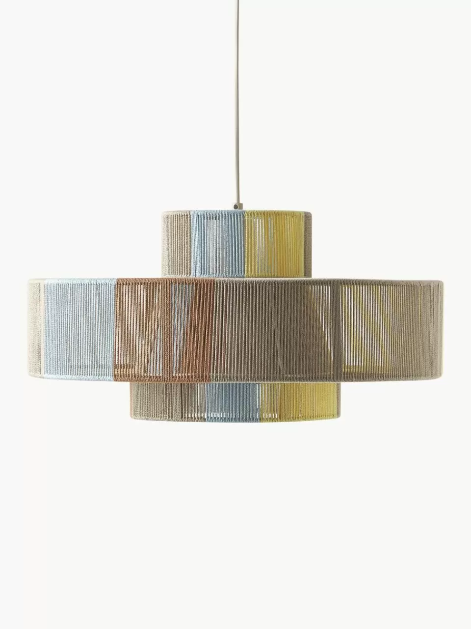 Westwing Collection Grote hanglamp Lace uit linnendraden | Hanglampen | Hanglampen