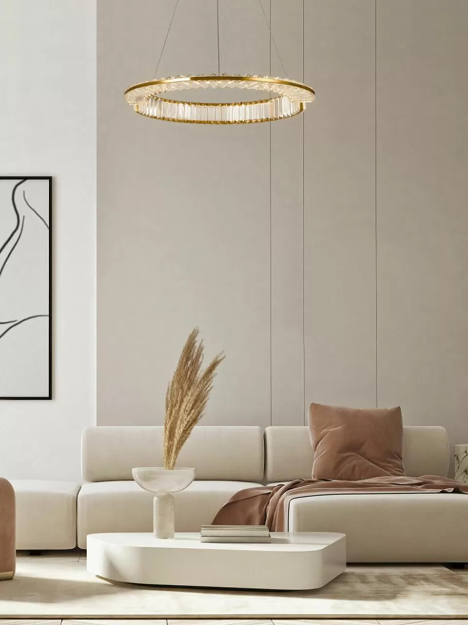 Maytoni Grote LED hanglamp Krone | Hanglampen | Hanglampen