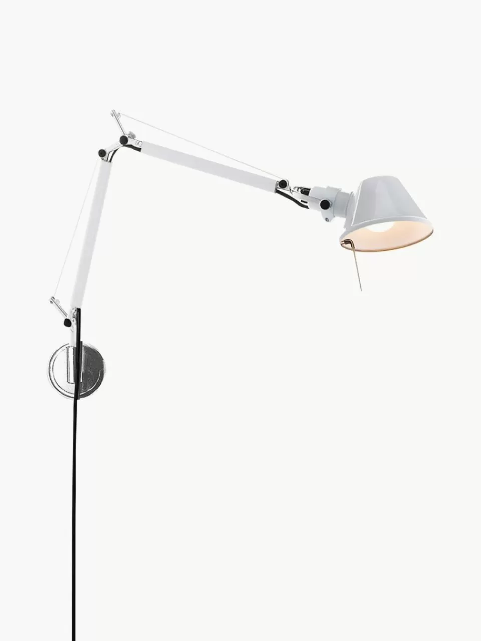 Artemide Grote verstelbare wandlamp Tolomeo Micro met stekker | Wandlampen