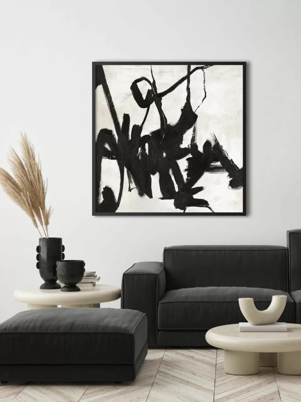 Malerifabrikken Handbeschilderde canvasdoek Playblack met houten frame | Wanddecoratie | Decoratie