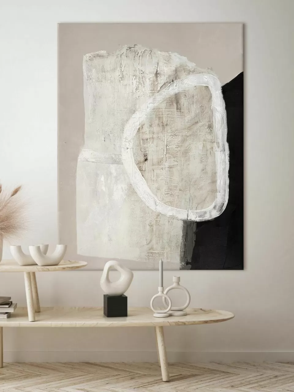 Malerifabrikken Handbeschilderde canvasdoek White Stone | Wanddecoratie | Decoratie