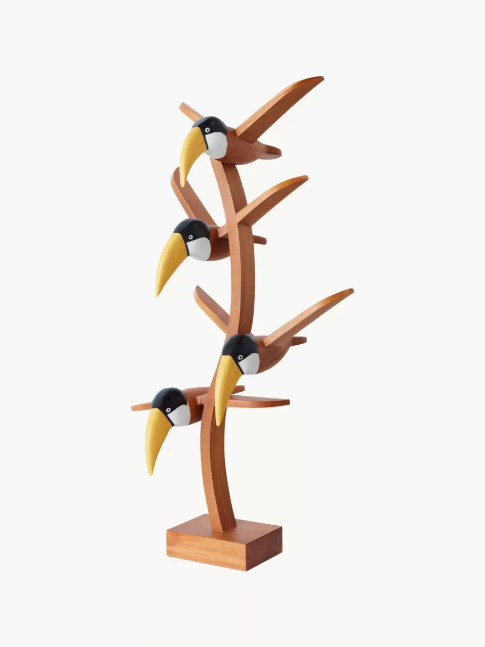 HKLIVING Handgemaakt decoratief object Toucan van mahoniehout | Decoratieve Objecten | Decoratie