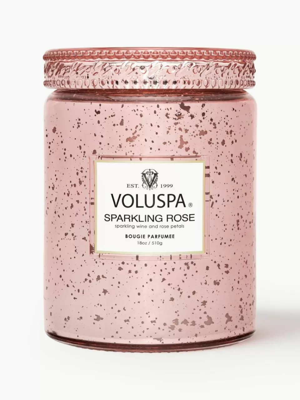 Voluspa Handgemaakte geurkaars Bougie Parfumee (mousserende wijn & rozenblaadjes) | Kaarsen & Kaarsenhouders | Geurkaarsen