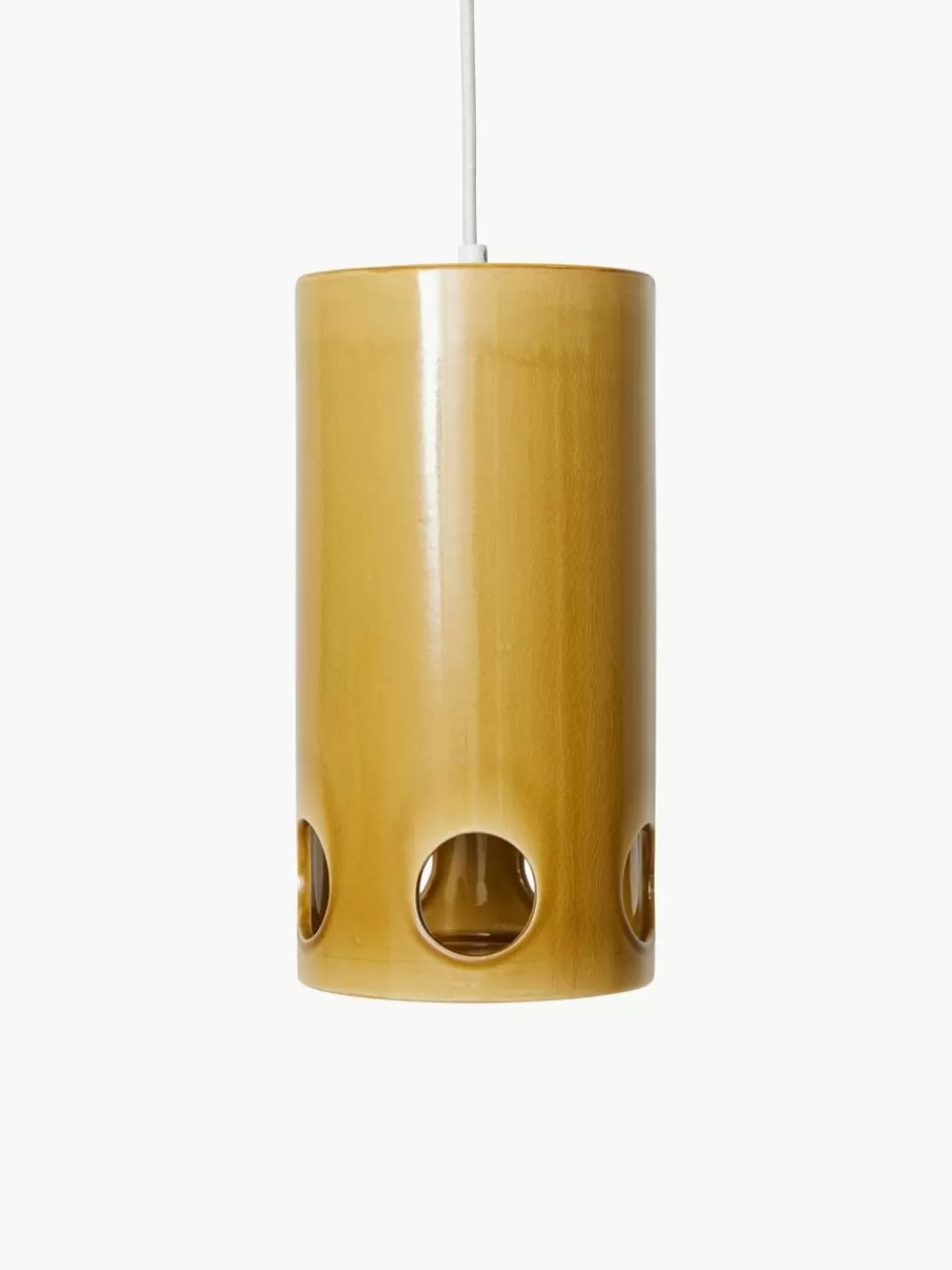 HKLIVING Handgemaakte hanglamp Mustard | Hanglampen | Hanglampen