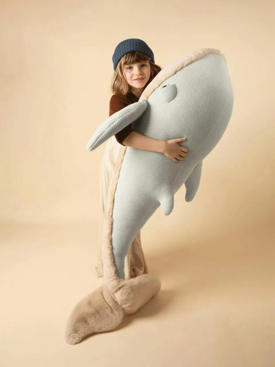 BigStuffed Handgemaakte knuffelkussen Whale | Speelgoed & Knuffels | Speelgoed & Knuffels