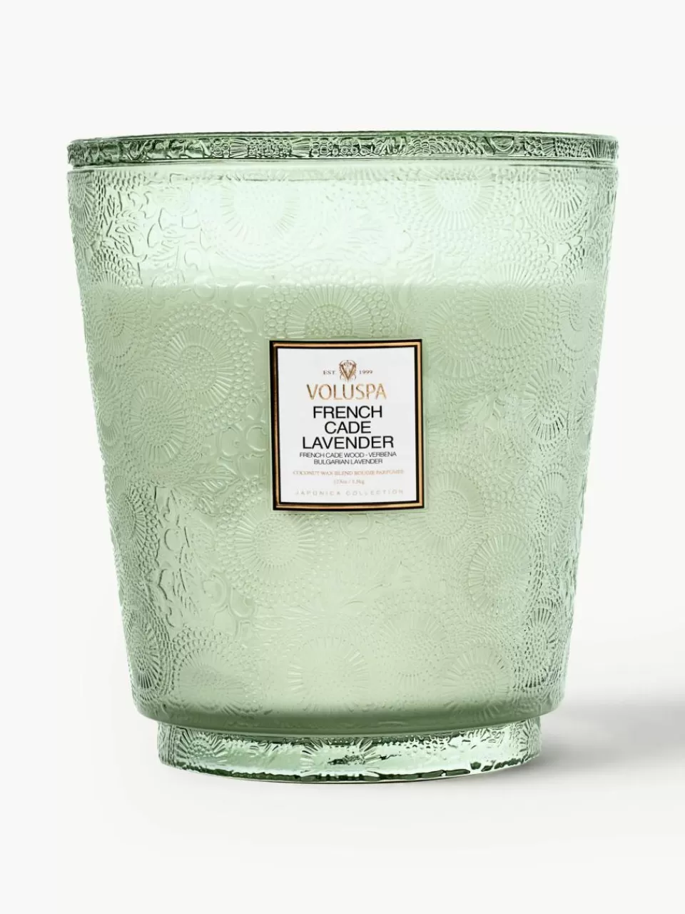 Voluspa Handgemaakte 5-lonts geurkaars Japonica Collection (cade hout, verbena & lavendel) | Kaarsen & Kaarsenhouders | Geurkaarsen