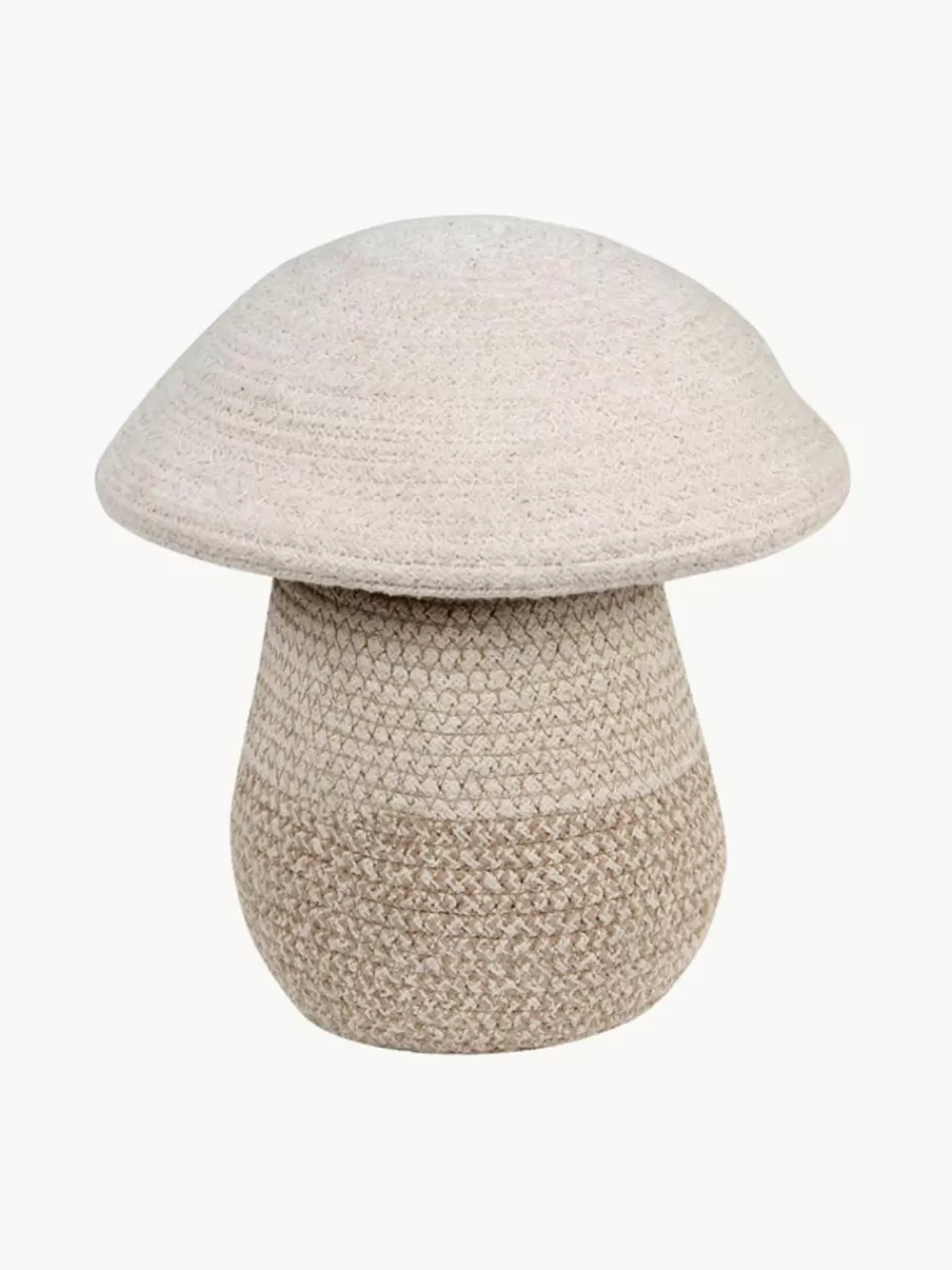 Lorena Canals Handgemaakte opbergmand Mushroom met deksel, H 27 cm | Speelgoed Opbergen | Speelgoed Opbergen