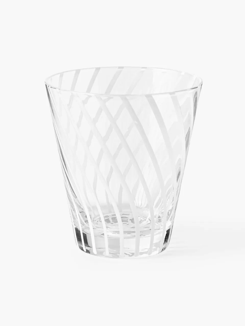 Westwing Collection Handgemaakte waterglazen Carson, 4 stuks | Servies | Waterglazen