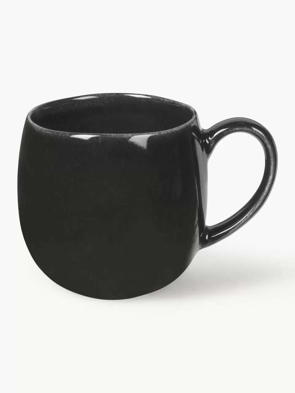 Broste Copenhagen Handgemaakte XL theemokken Nordic Coal, 2 stuks | Servies | Koffiekopjes