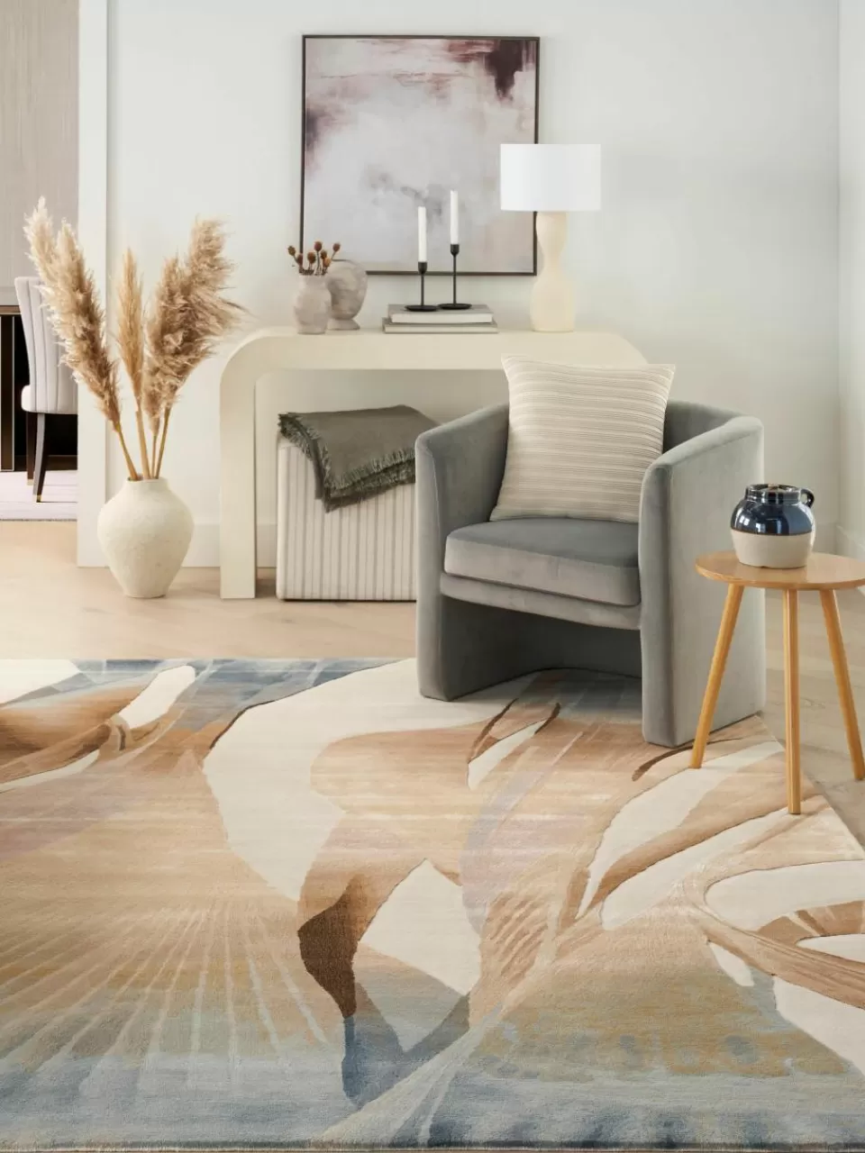 Rama Carpets Handgeweven laagpolig vloerkleed Prismatic met hoog-laag effect | Rechthoekige Vloerkleden | Vloerkleden