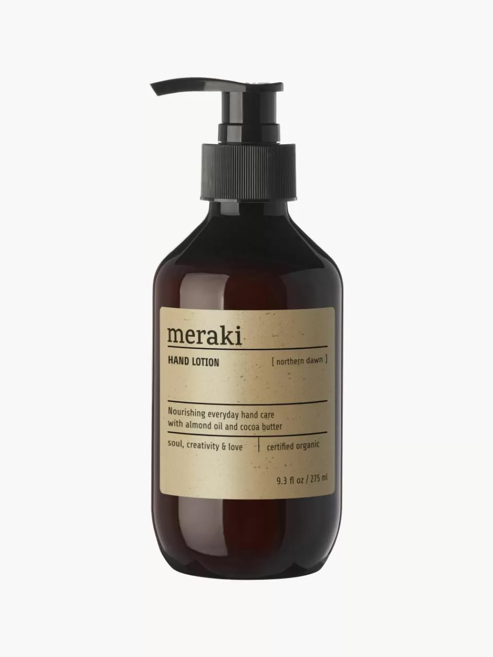 Meraki Handlotion Northern Dawn (sinaasappel, cederhout en zoete balsamico) | Decoratie