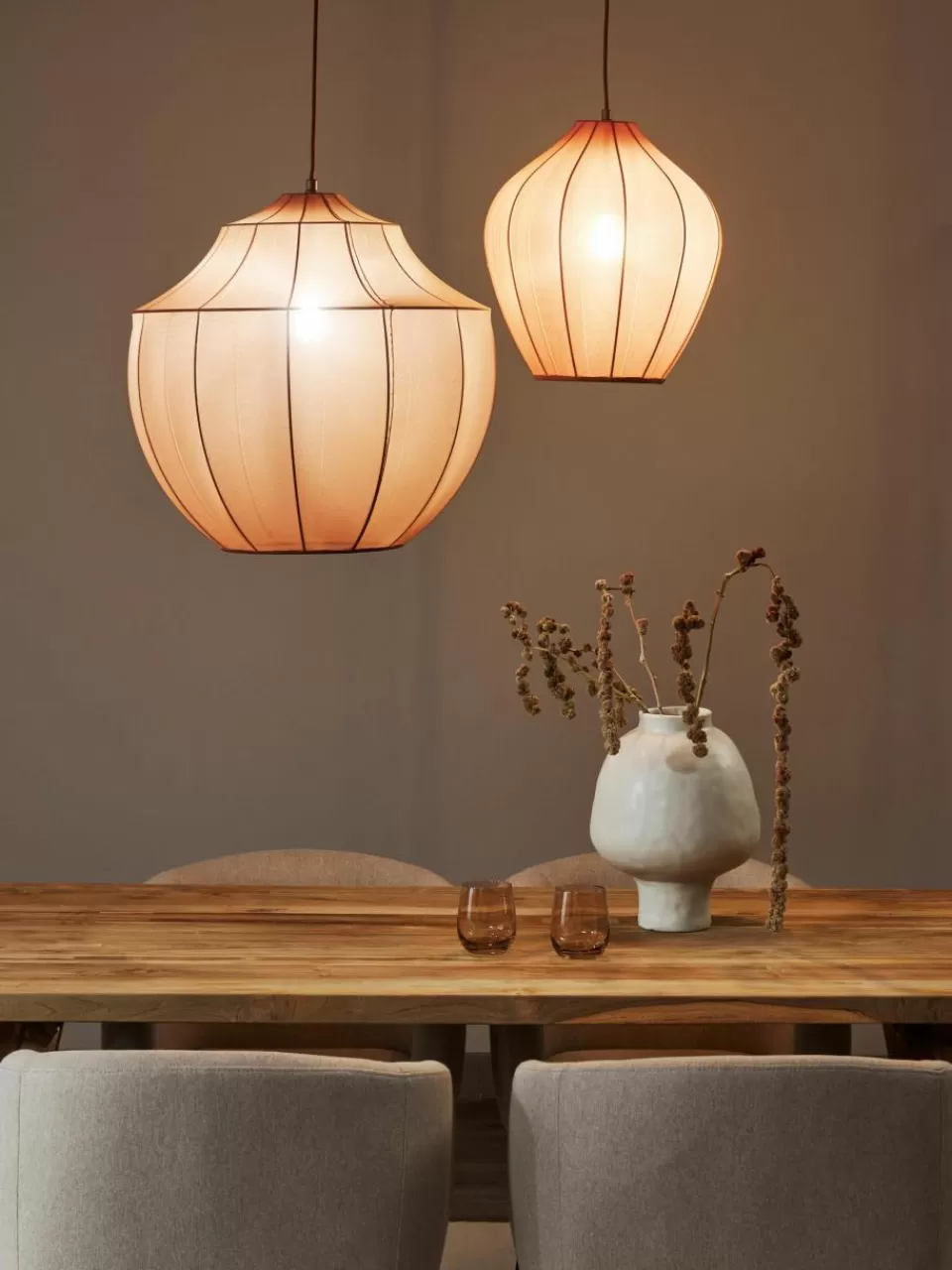 Westwing Collection Hanglamp Beau van netstof | Hanglampen | Hanglampen