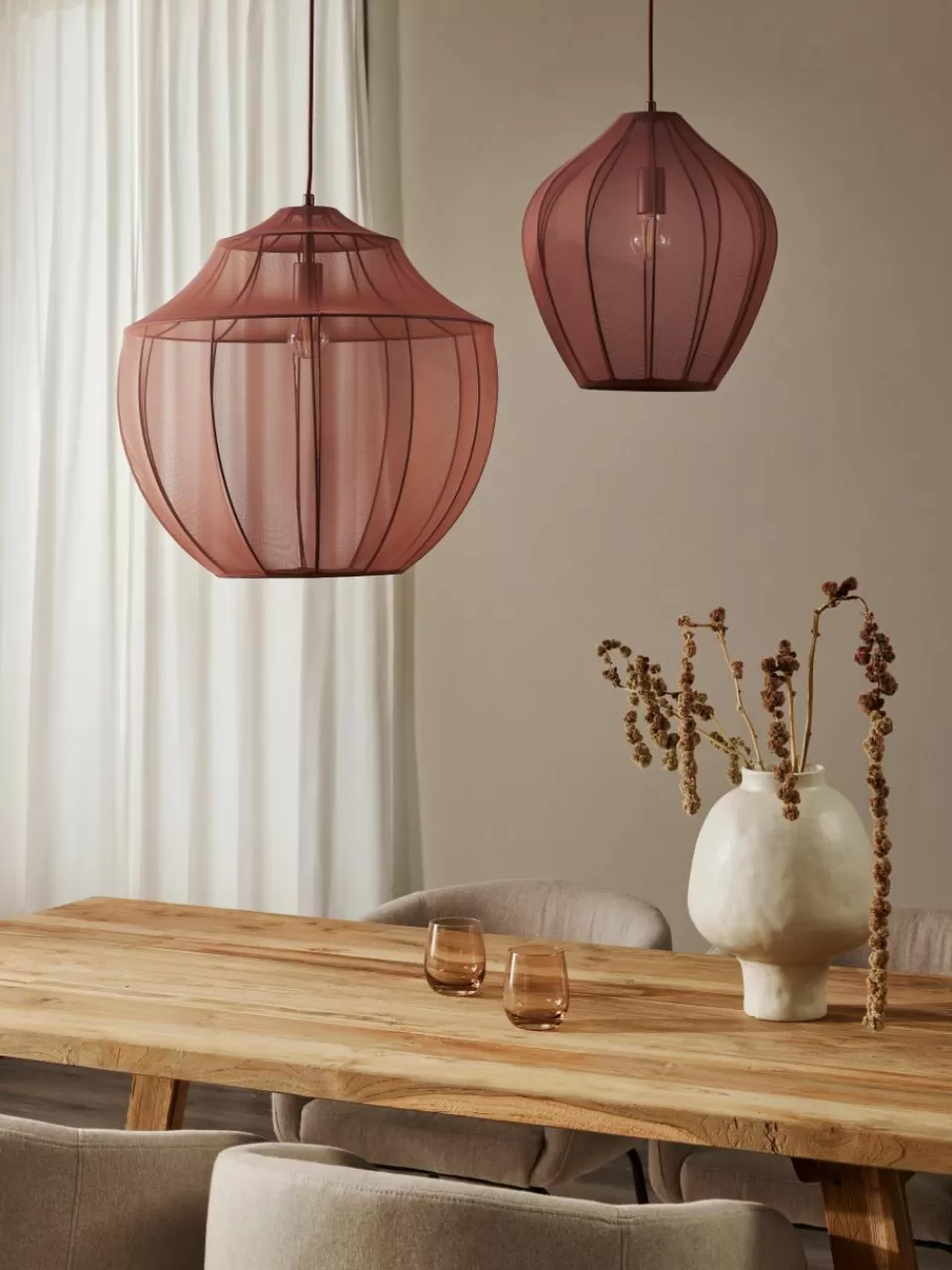 Westwing Collection Hanglamp Beau van netstof | Hanglampen | Hanglampen