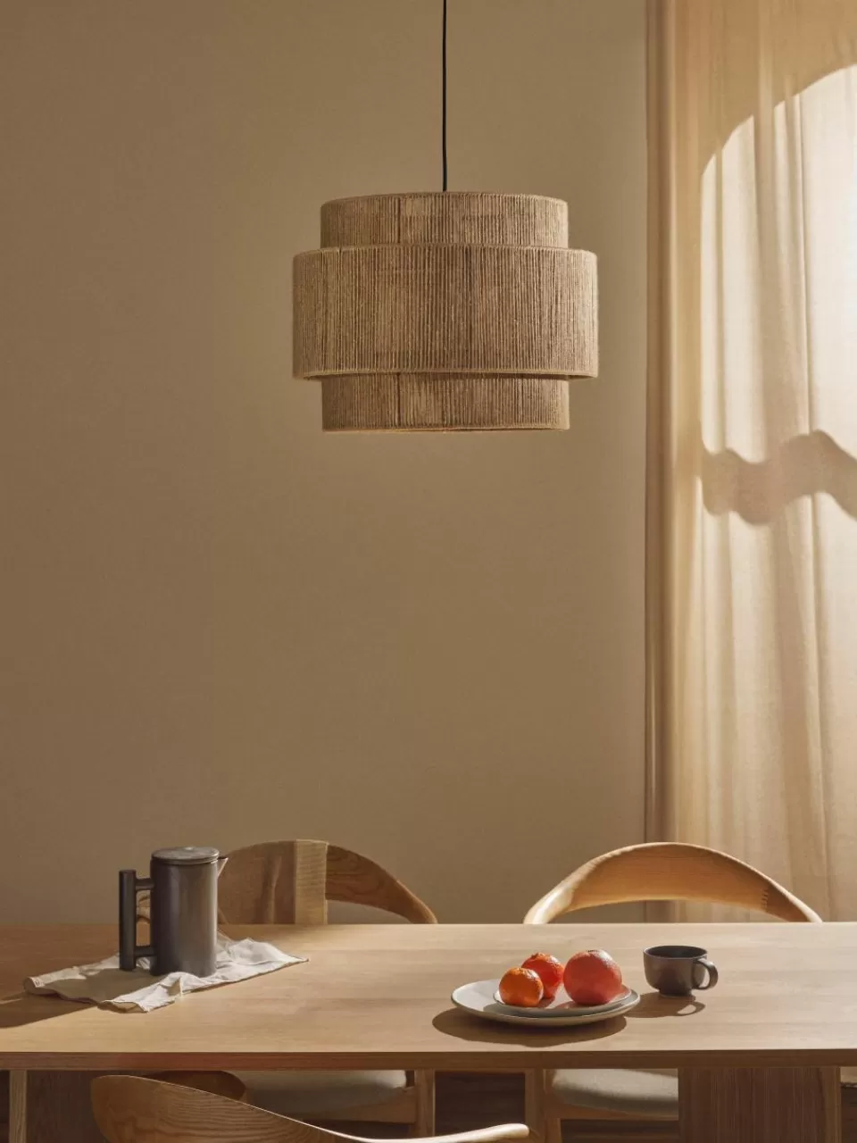 Westwing Collection Hanglamp Cecillia van jute | Hanglampen | Hanglampen