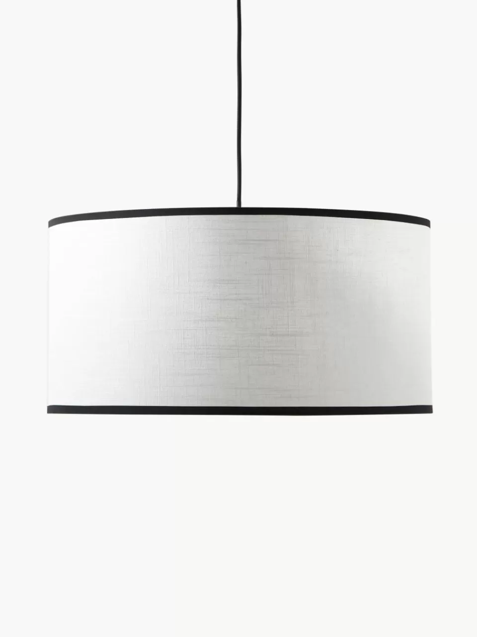 Westwing Collection Hanglamp Claudette met linnen lampenkap | Hanglampen | Hanglampen