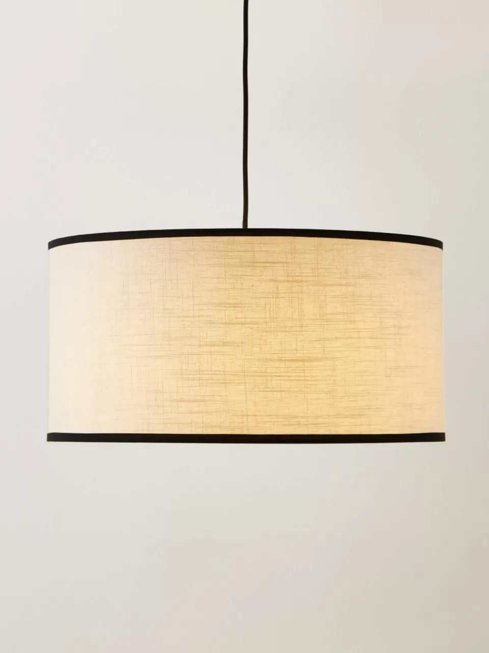 Westwing Collection Hanglamp Claudette met linnen lampenkap | Hanglampen | Hanglampen