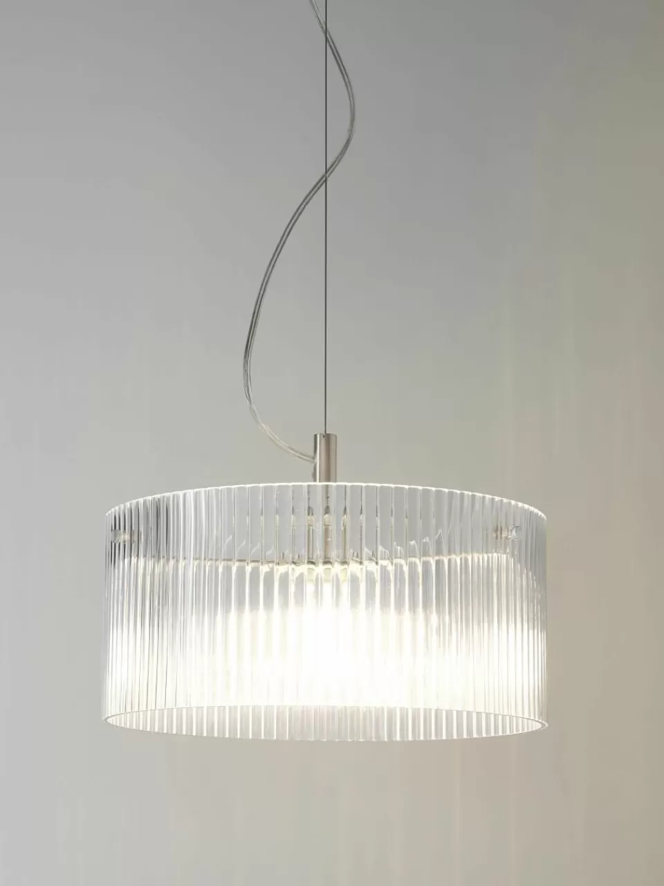 Westwing Collection Hanglamp Emmi van geribbeld glas | Hanglampen | Hanglampen